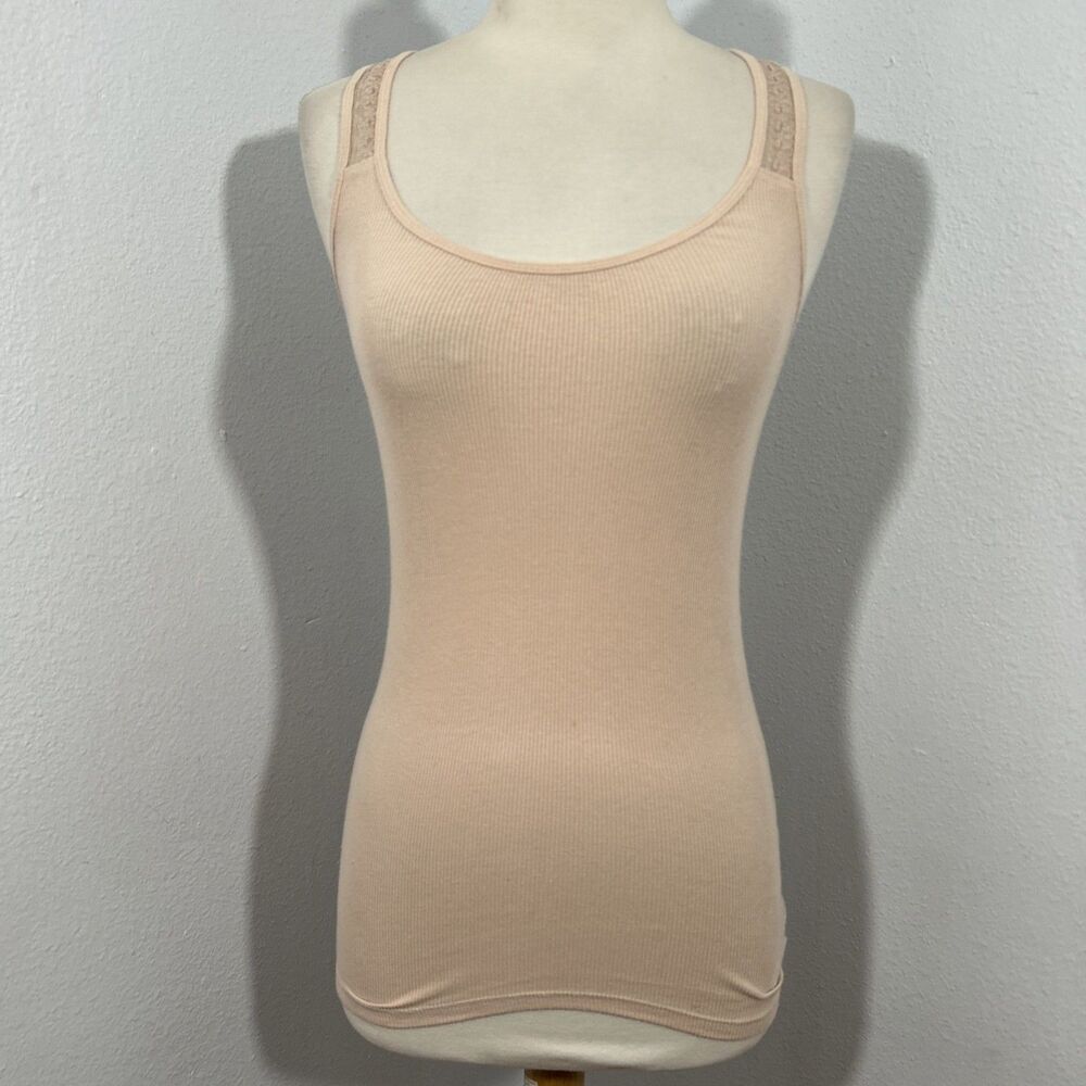 American Eagle Tank Top Womens S Petite Lace Back Bella Swan Layers Festival Y2K